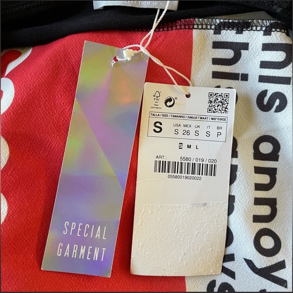 Zara Photograph Patchwork Dress Rare NWT Small (FINAL PRICE 🚨🚨🚨) - Picture 6 of 7